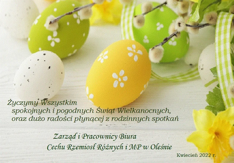 Życzenia Wielkanocne 2022